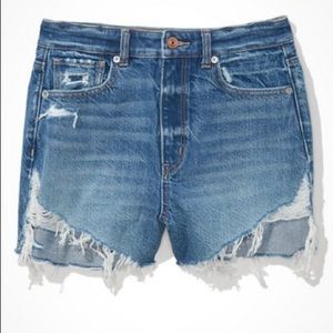 American Eagle denim mom shorts size 10